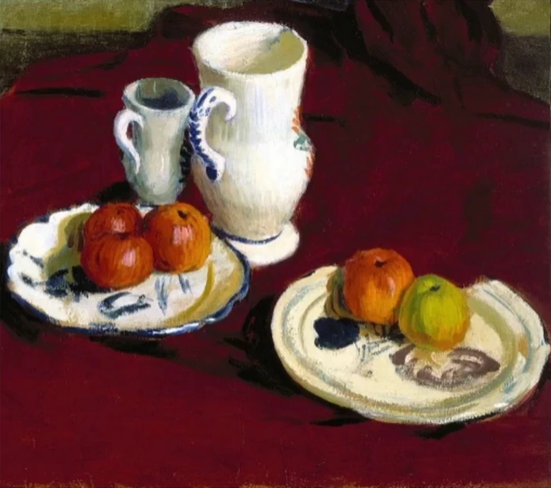 Natura morta con mele e vasi bretoni - National Gallery of Ireland, Dublino